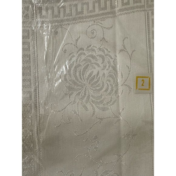 Bates Supreme Ivory Table Cloth Cover Style #1471 54"x72" Vintage NEW - Picture 4 of 6